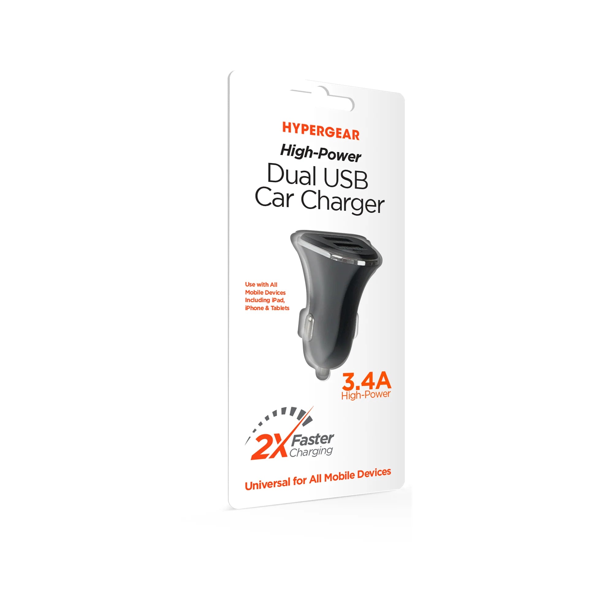 Hypergear Hi-Power Dual USB 3.4A Car Charger
