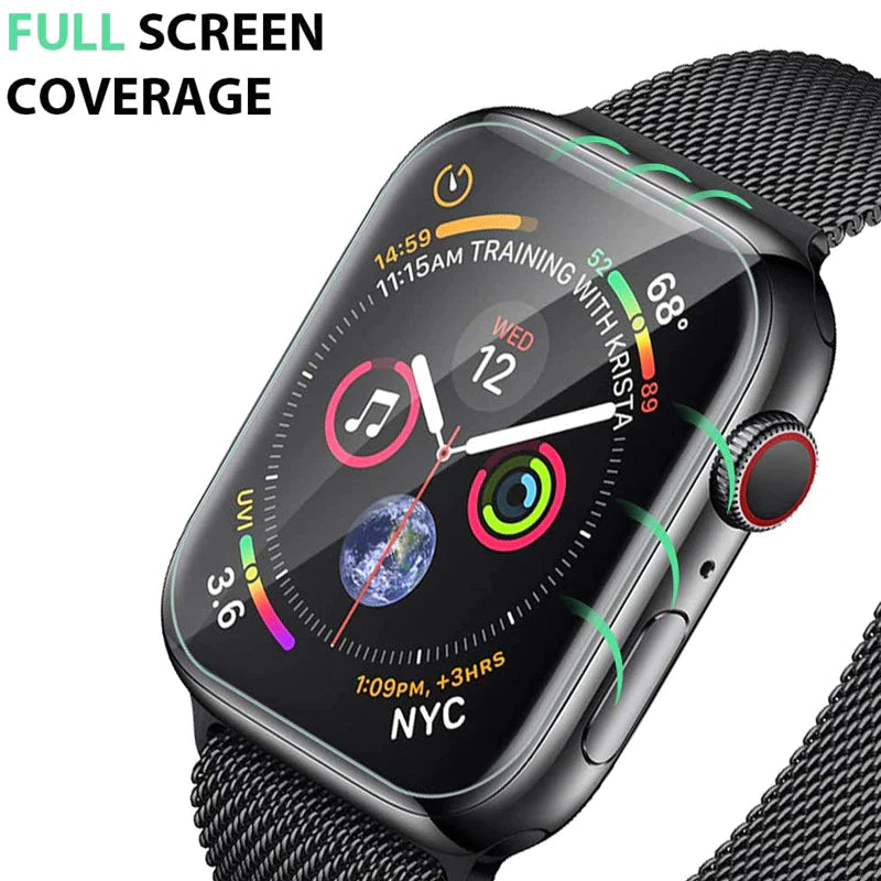 Screen Protector Clear Full Protective Film for Apple Watch 8 7 6 SE 5 4 45MM 41MM 40MM 44MM Not Glass for Iwatch 3 2 38MM 42MM