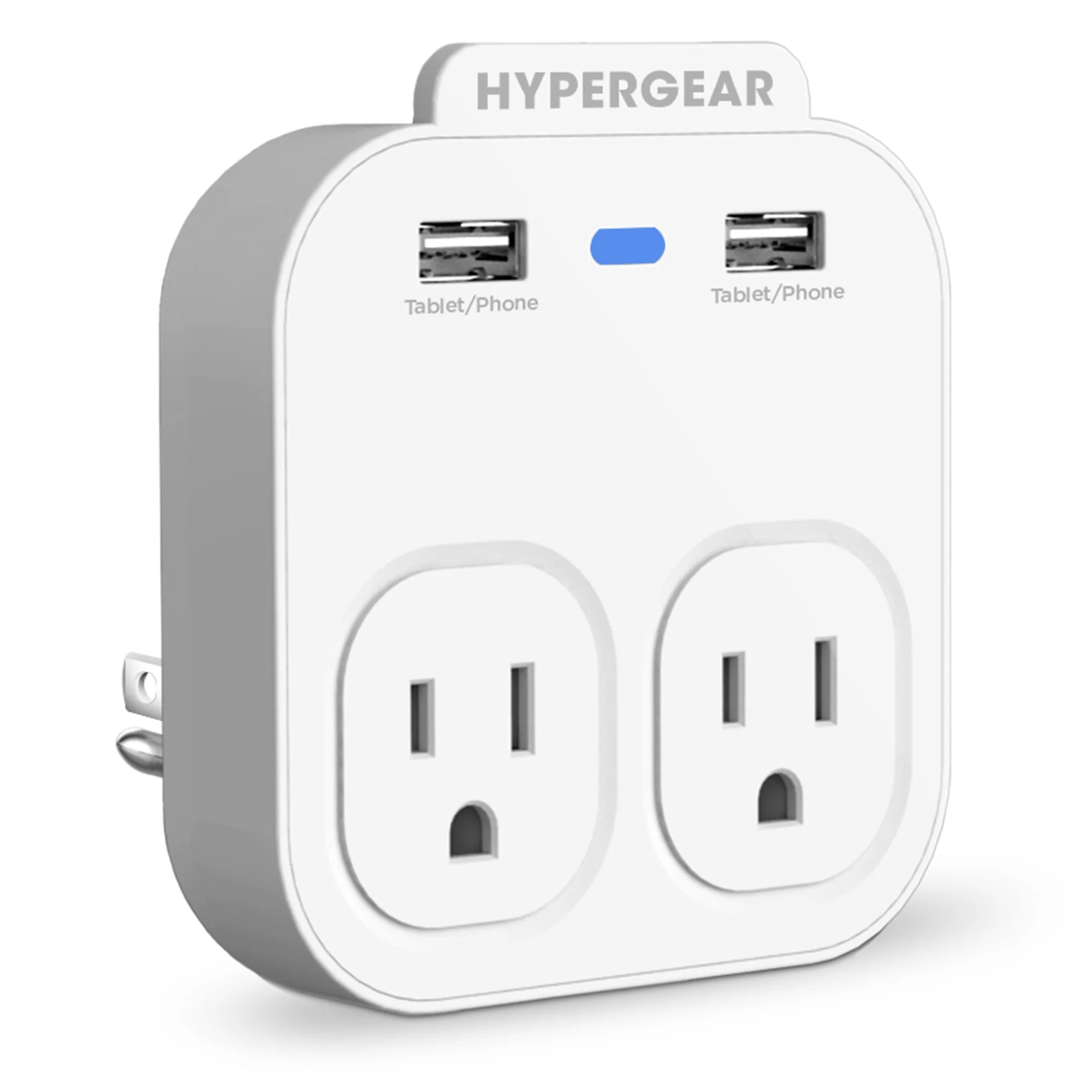 Hypergear Wall Adapter Power Strip White (13623-HYP)