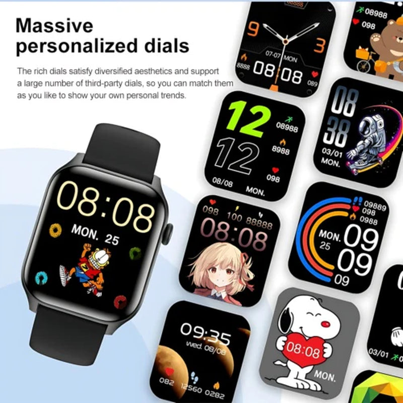 Smart Watch Fitness Tracker Heart Rate for Android Waterproof