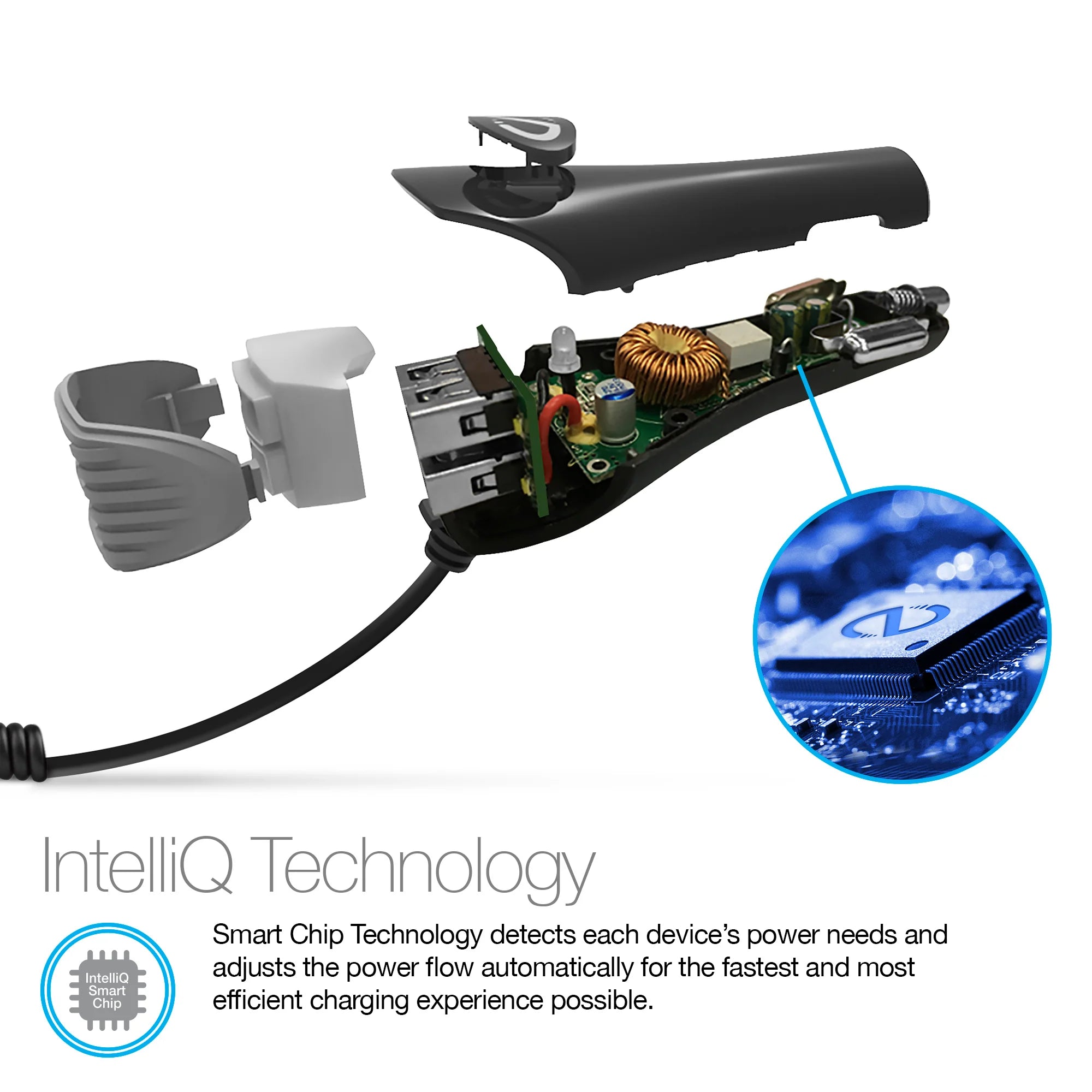 Naztech N420 Trio USB-C Fast Charge + 2.4A Car Charger