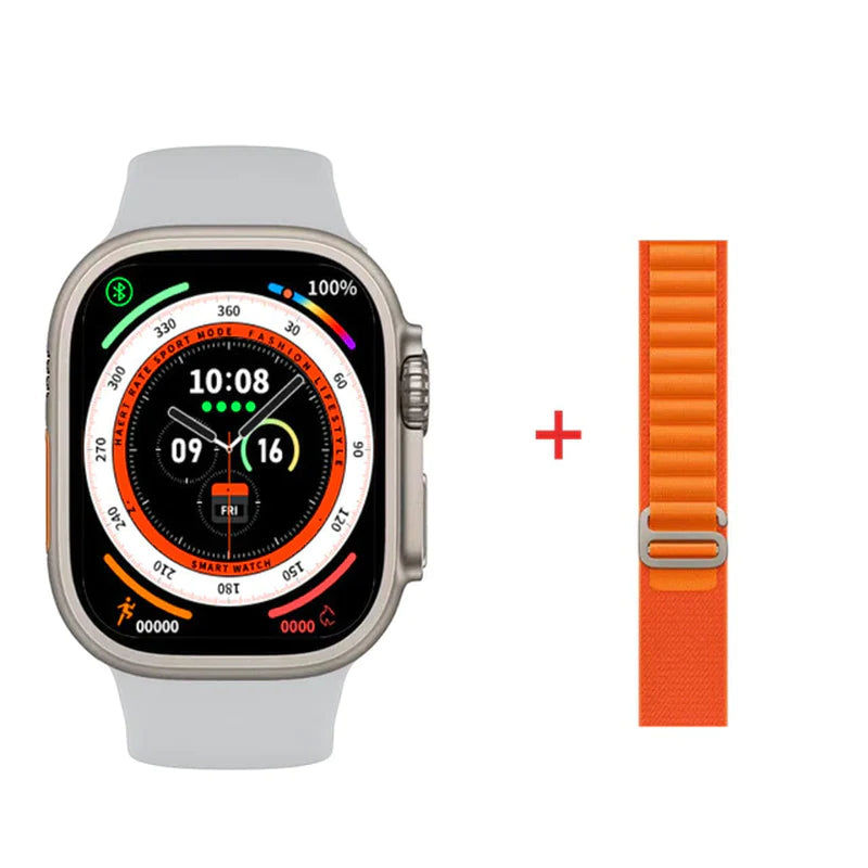 49Mm Ultra Series 8 NFC Smart Watch Bluetooth Call Waterproof Wireless Charging 2.02 Inch HD Sports Smartwatch for Men Women