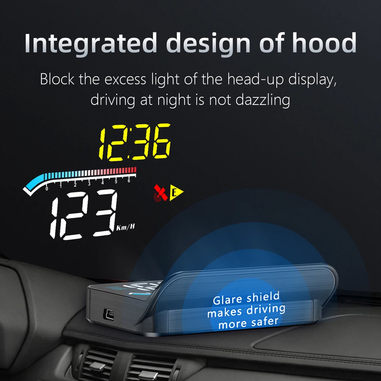 Car Glass Security Water temp Alarm