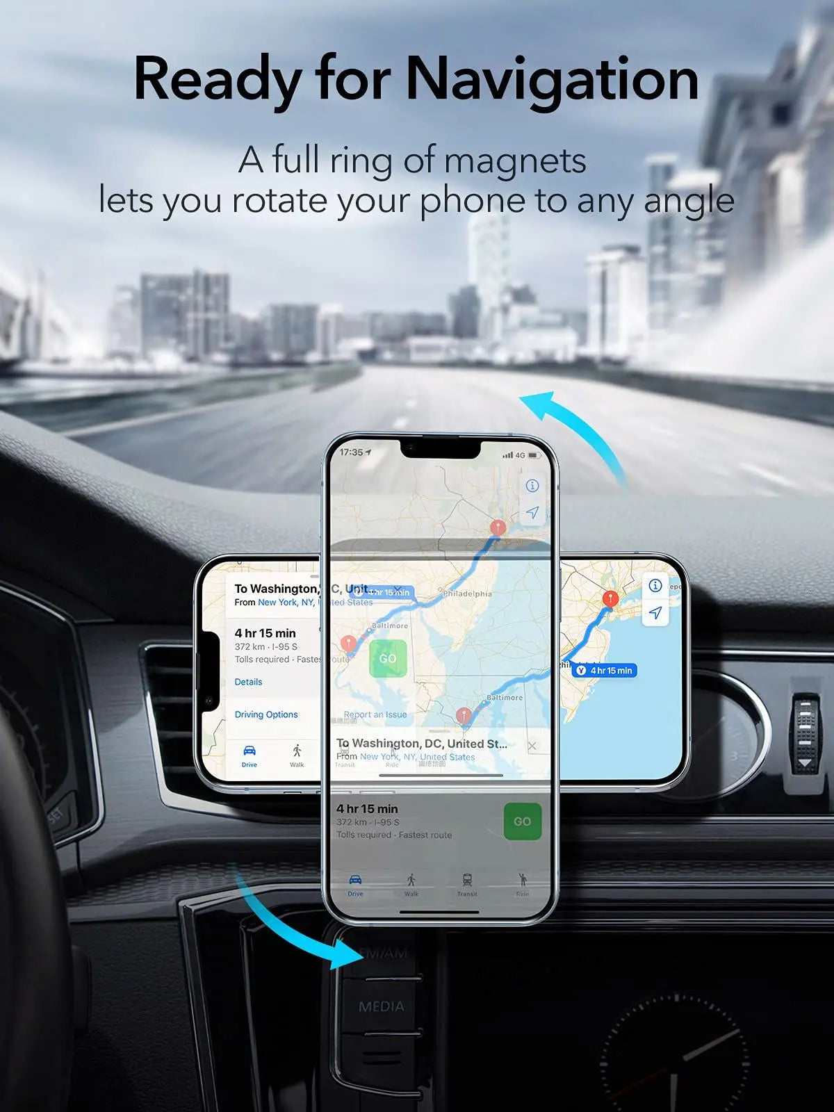 Magnetic Wireless Car Charger