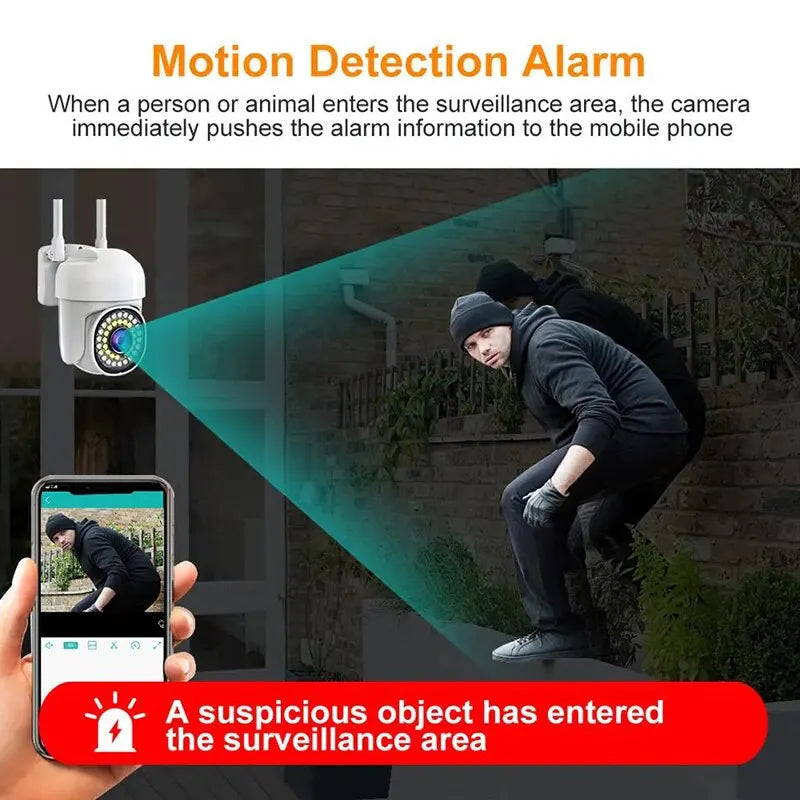 Wifi Security Outdoor Waterproof PTZ Auto Tracking