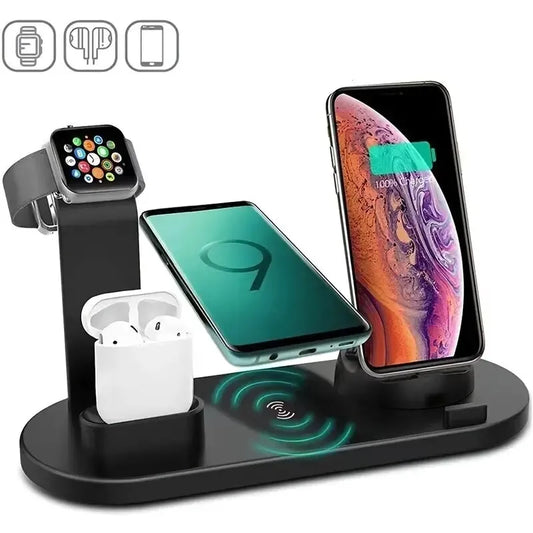 5 In 1 Wireless Charger Stand Pad For iPhone