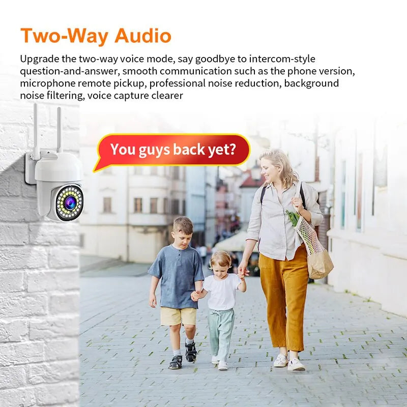 Wifi Security Outdoor Waterproof PTZ Auto Tracking