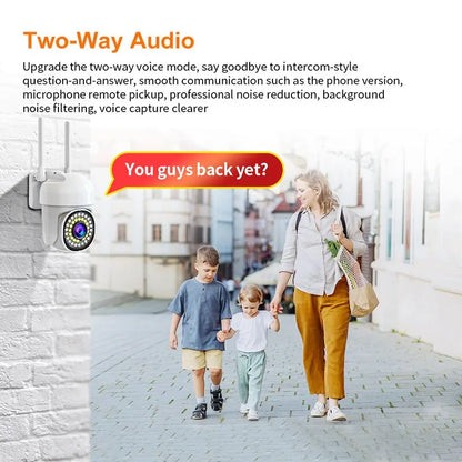 Wifi Security Outdoor Waterproof PTZ Auto Tracking