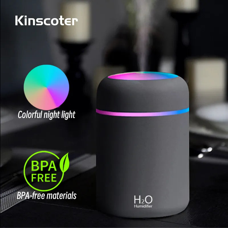 Portable Mini USB Aroma Diffuser With Cool Mist