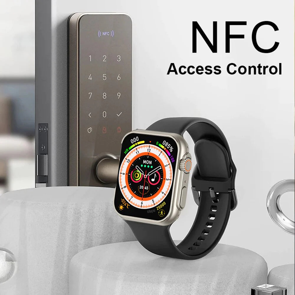 49Mm Ultra Series 8 NFC Smart Watch Bluetooth Call Waterproof Wireless Charging 2.02 Inch HD Sports Smartwatch for Men Women
